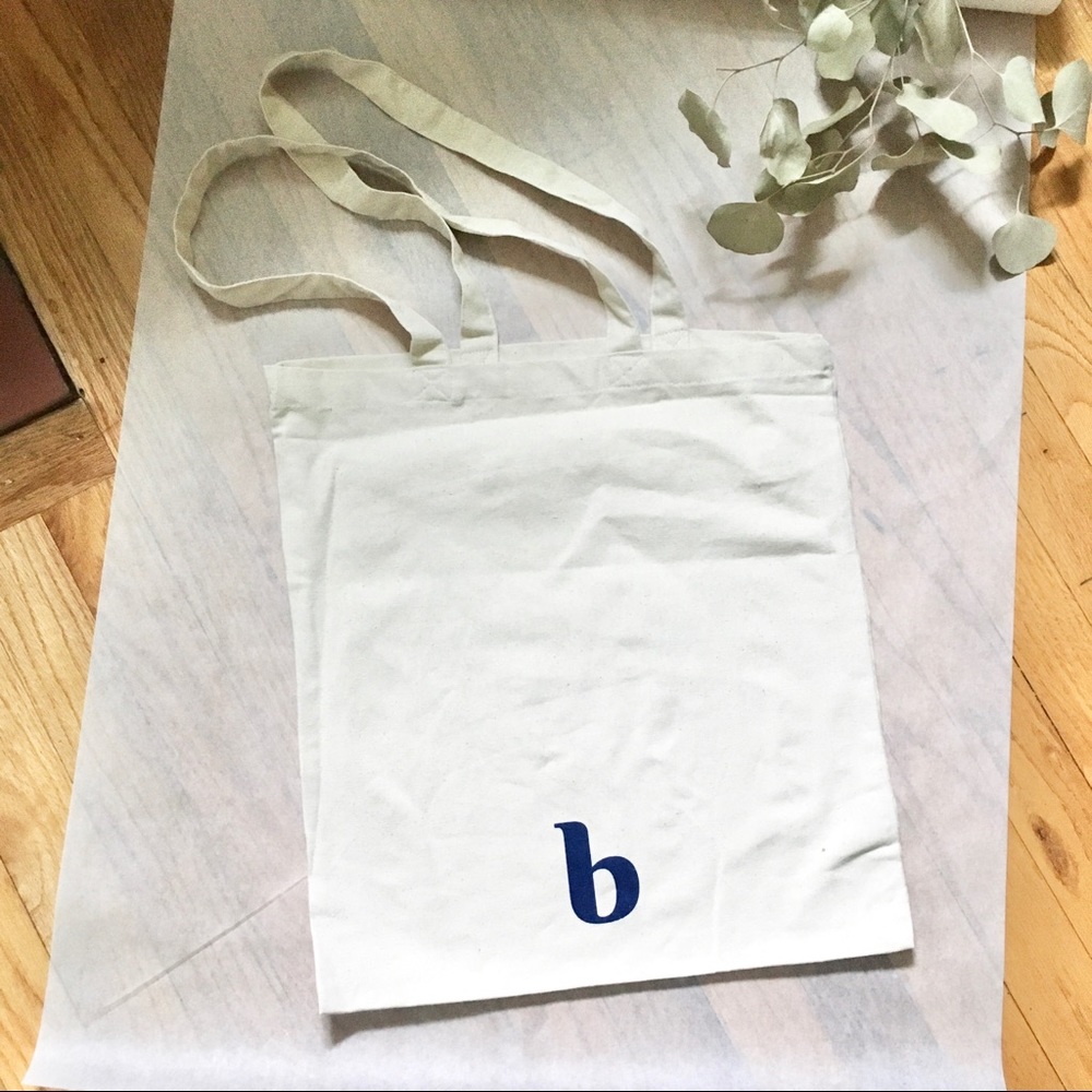 FREE NWOT Light Canvas Tote Handles
